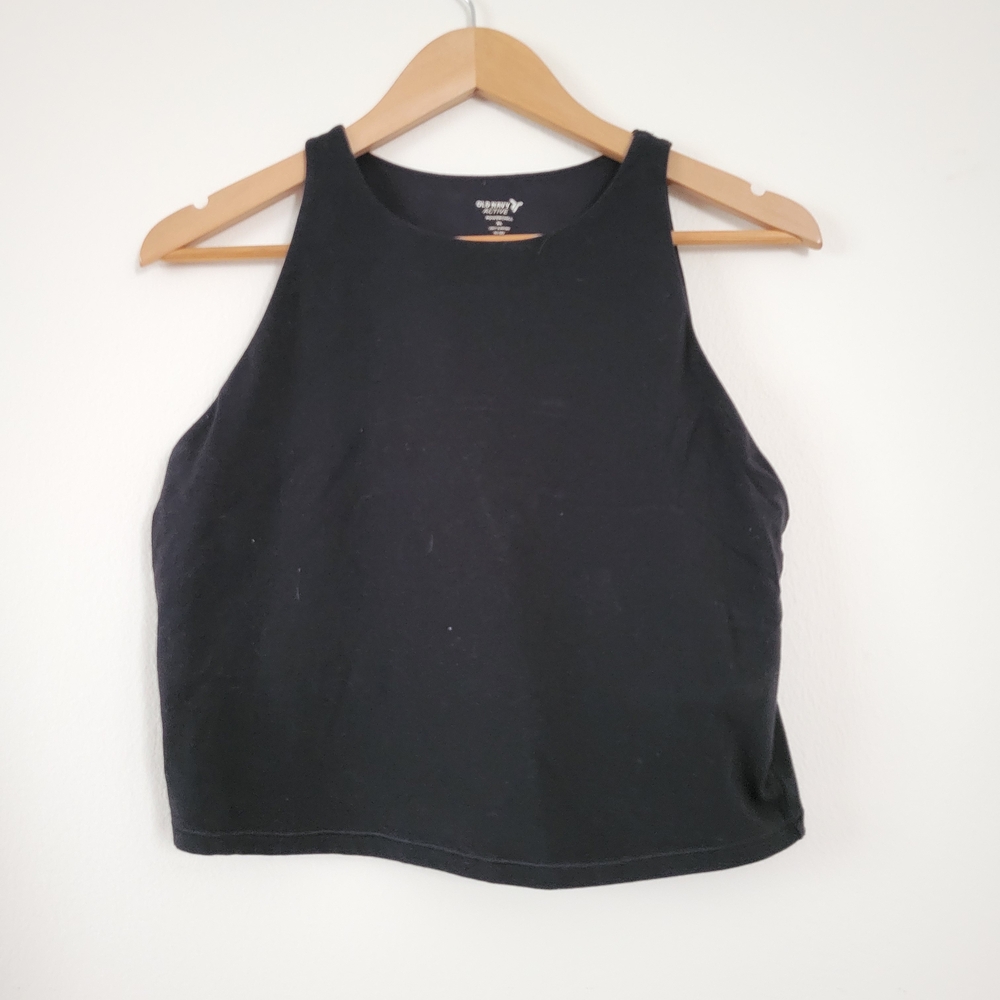 Old Navy Active Black High Neck Bra Top Size XL